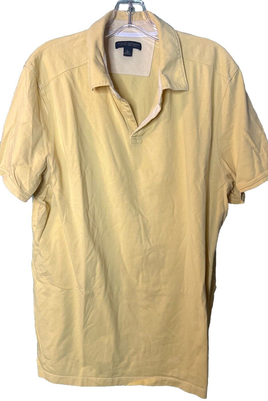 Banana Republic Short Sleeve Polo Shirt Men's Size XL