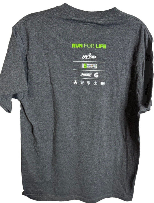 2012 NYRR Queens 10k 5 Borough Series Mens Gray Large TShirt
