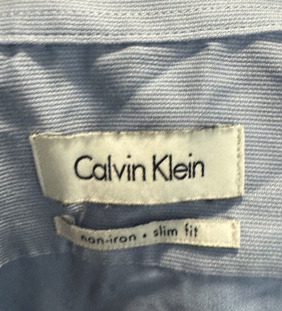 Calvin Klein Regular Stain Shield Performance Dress Shirt 17.5 34/35