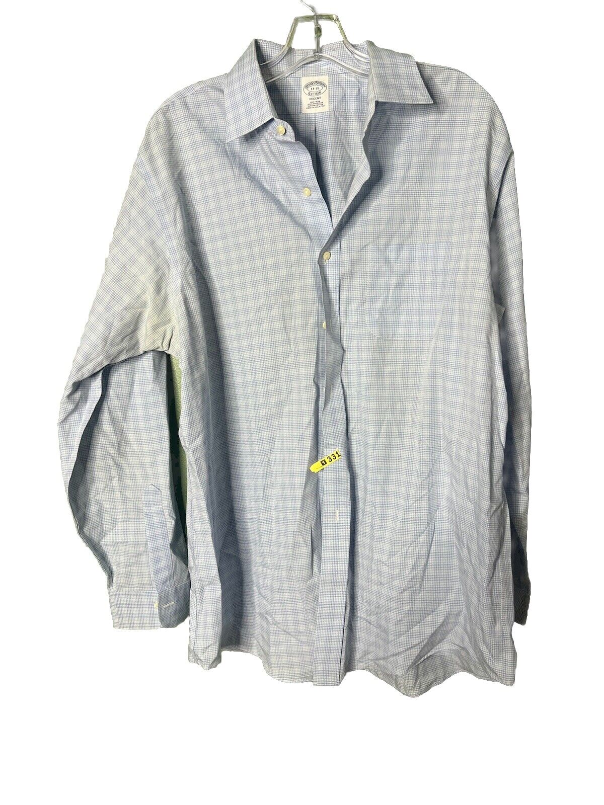 Brooks Brothers Shirt Adult 17-35 Regent Dress Button Down Long Sleeve Men