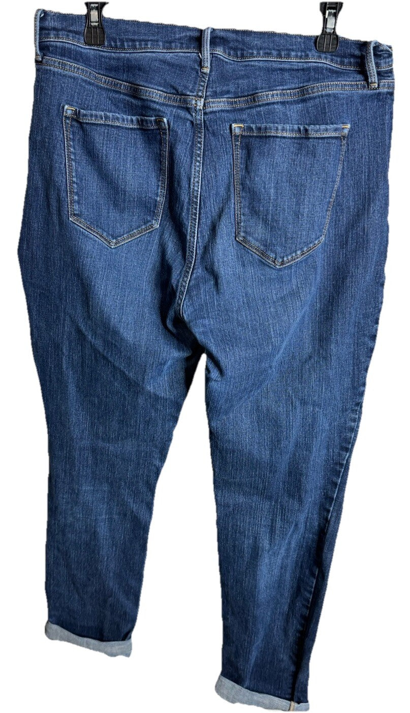 Old Navy Bootcut Jean Women's Size 14 Long Blue Mid Rise 5-Pocket