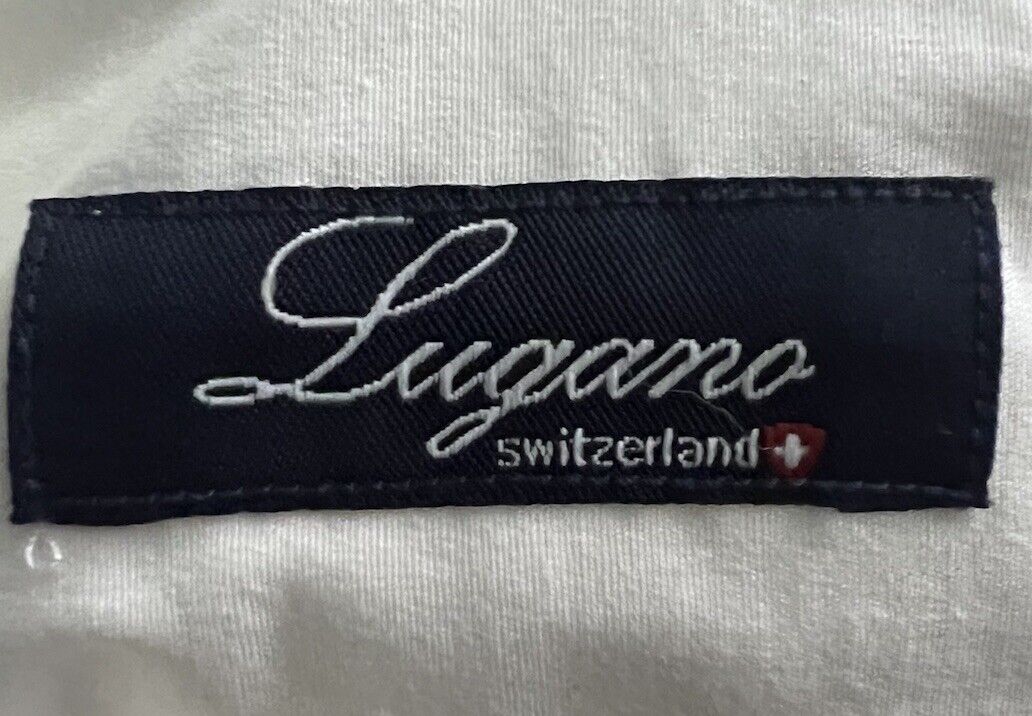 Lugano Dress Shirt Mens 14.5 Button Up