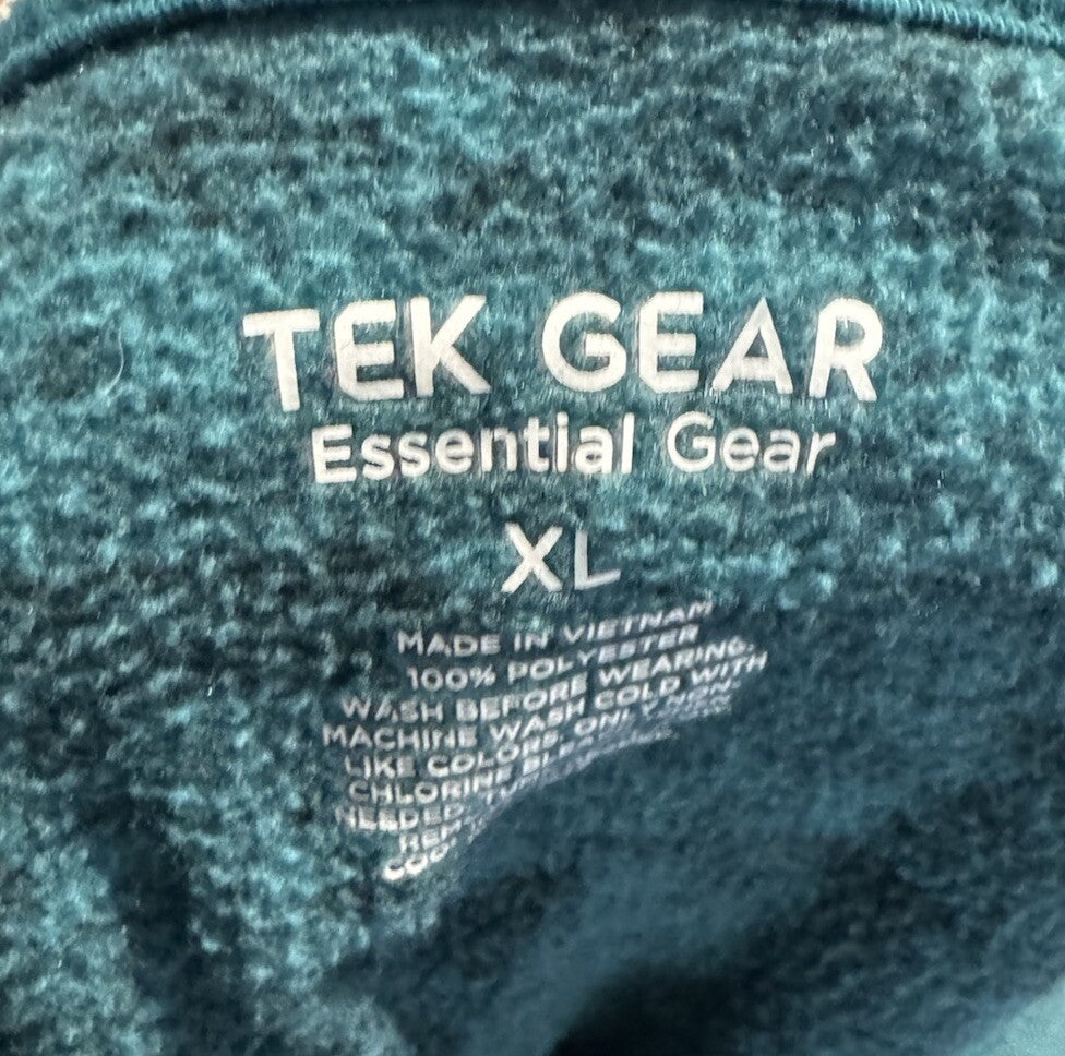 Tek-Gear Essential Gear, 1/4 Zip Pullover With Pockets XL