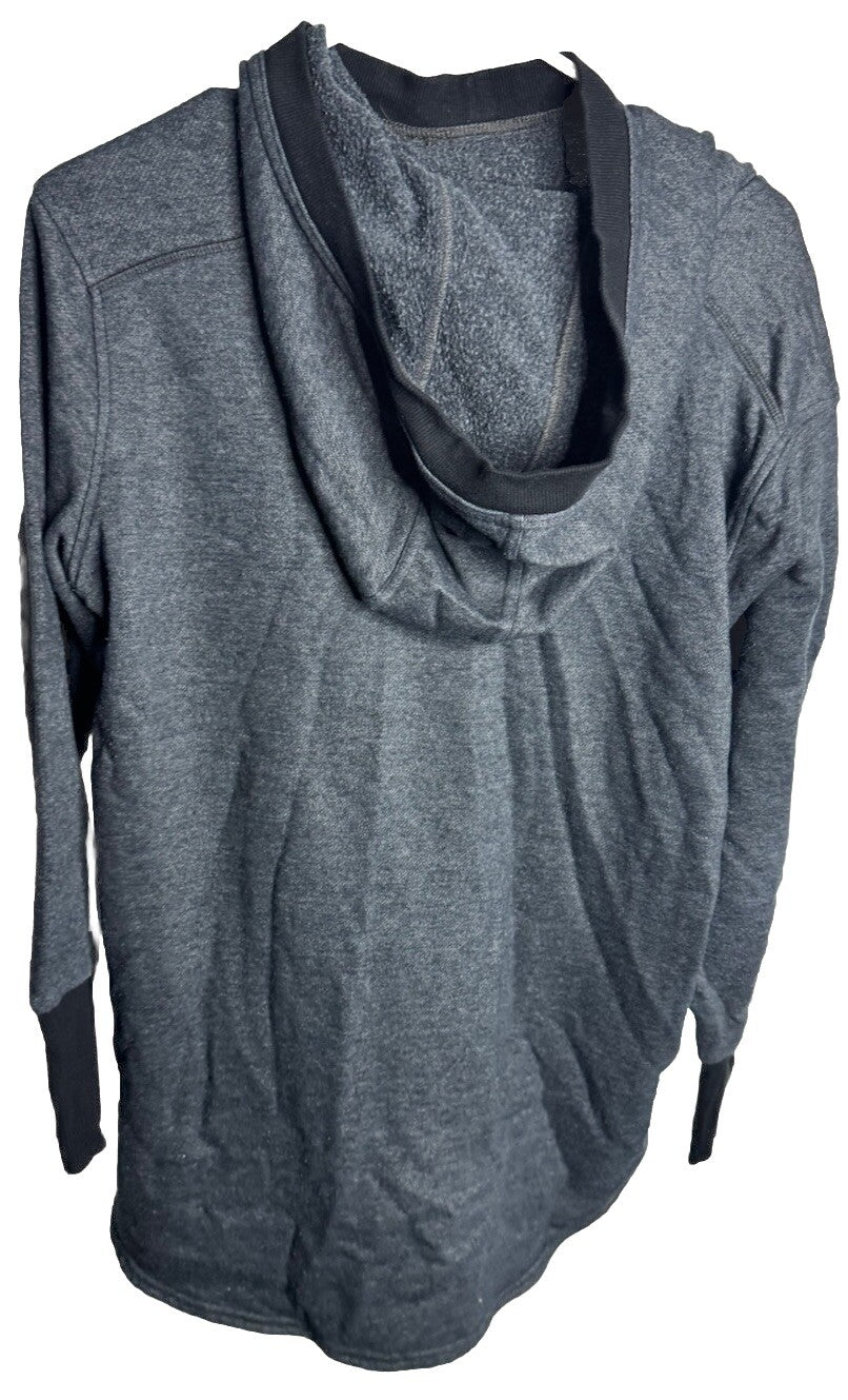 RBX Hoodie Size medium Gray Knit Polyester Long Sleeve