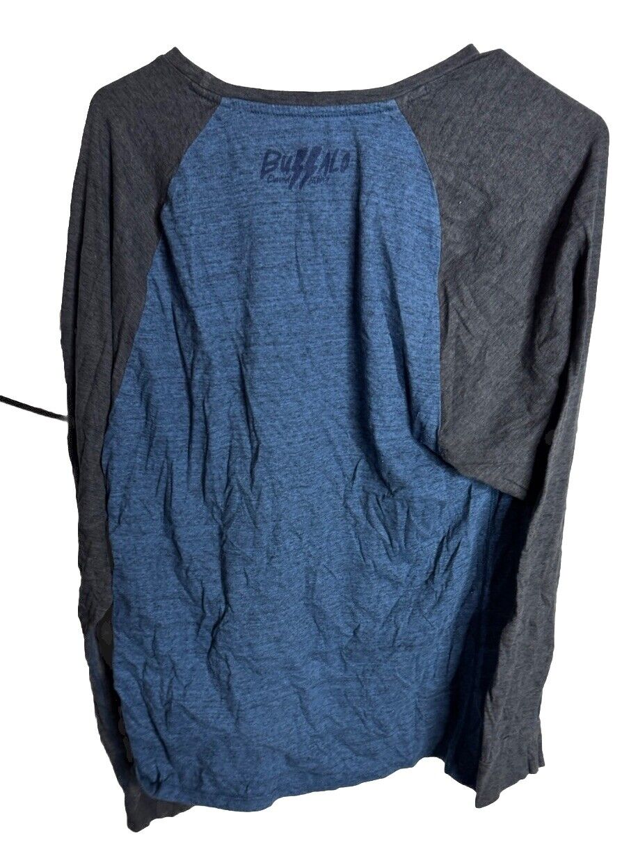 Buffalo David Bitton Size XL Blue T Shirt Short Sleeve Crew Neck