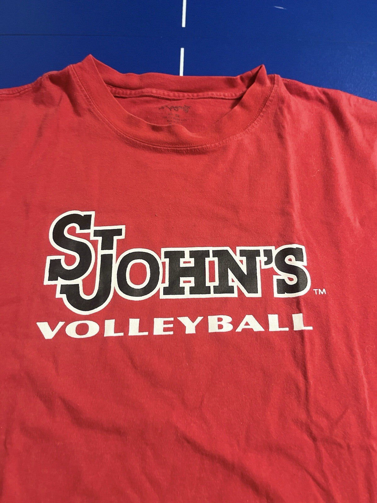 St Johns University Official RedMedium Basketball Short Sleeve T Shirt Women’s