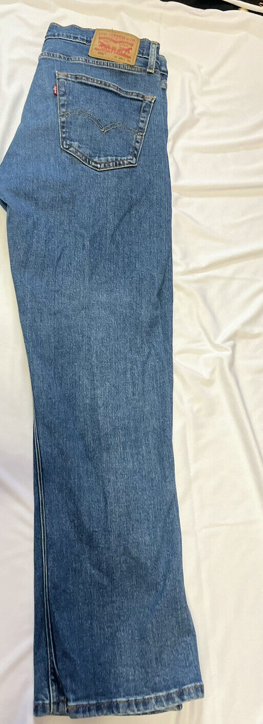 Levi’s Jeans, Mens Size 34x30, Blue, 505, Bootcut, Blue Denim, Vintage Jeans,
