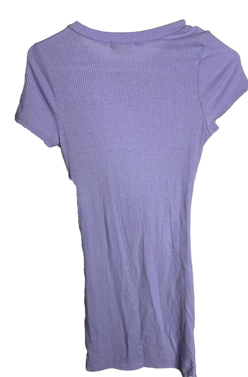 Altarid State Crew T-Shirt Sz Small Blue Women NWT Solid Short Sleeve