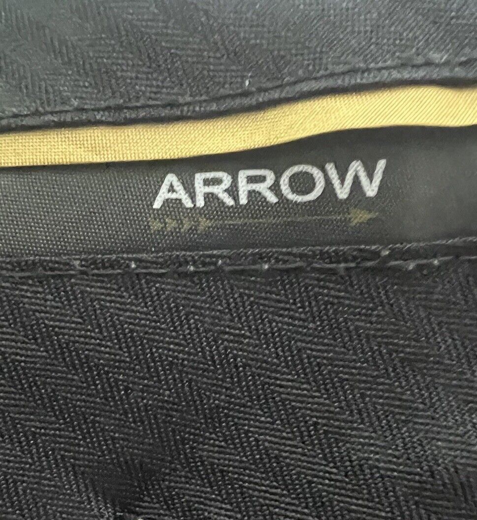 Arrow Aroflex Men’s Dress Pants Modern Fit Flat Front Size 42 X 30