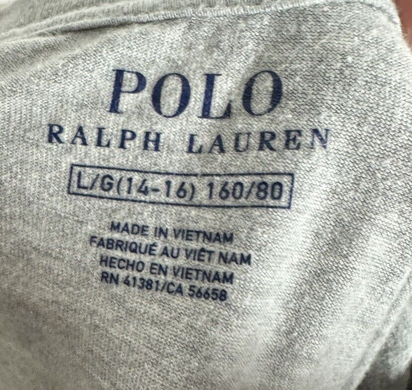 Boy’s Ralph Lauren Polo Long Sleeve T-Shirt Size 14/16