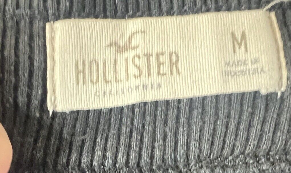 Hollister Sweatpants Adult Medium Black Fleece Jogger Cotton