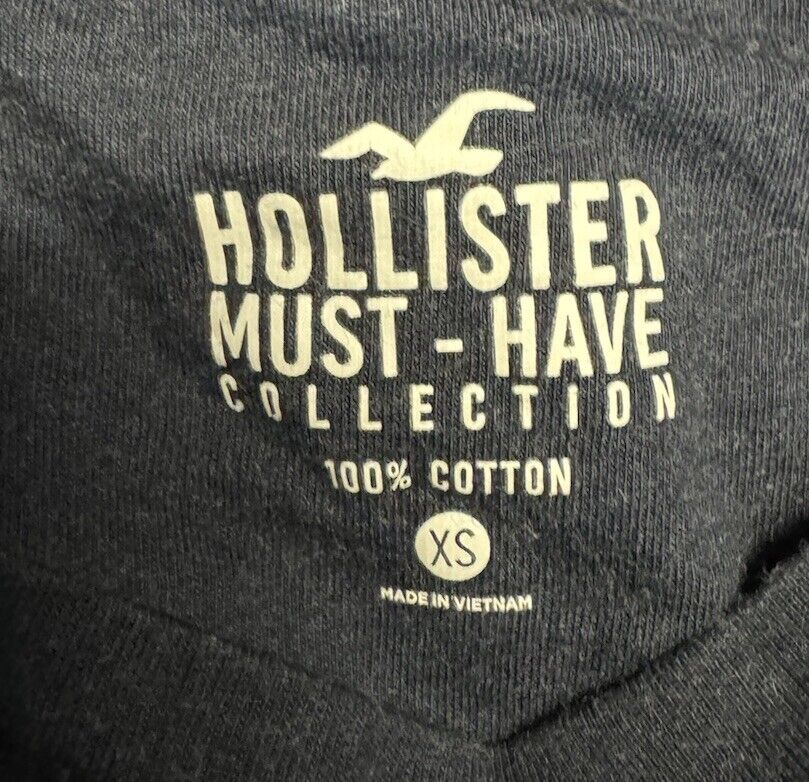 Hollister Must Have Collection T Shirt Crew Neck Short Sleeve XS Heathered