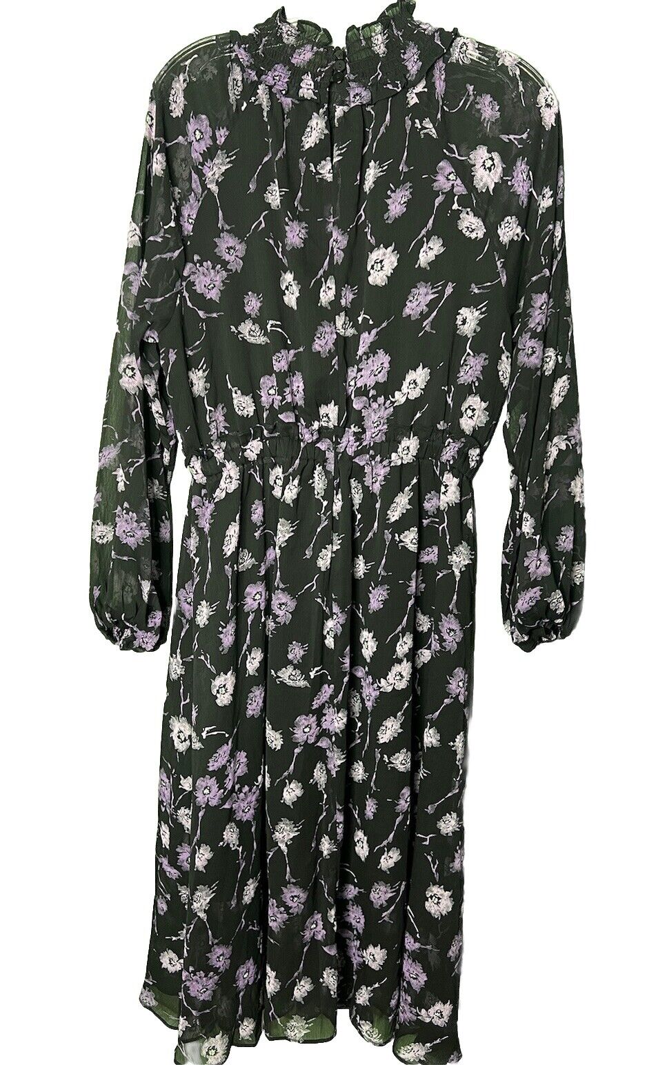 Aqua Women's Long Sleeve Stretch Dress Size Medium
