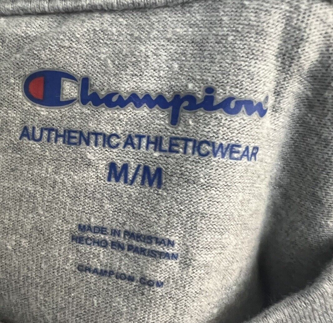Champion T-Shirt Men's Jersey Tee Classic Fit Script Logo Medium