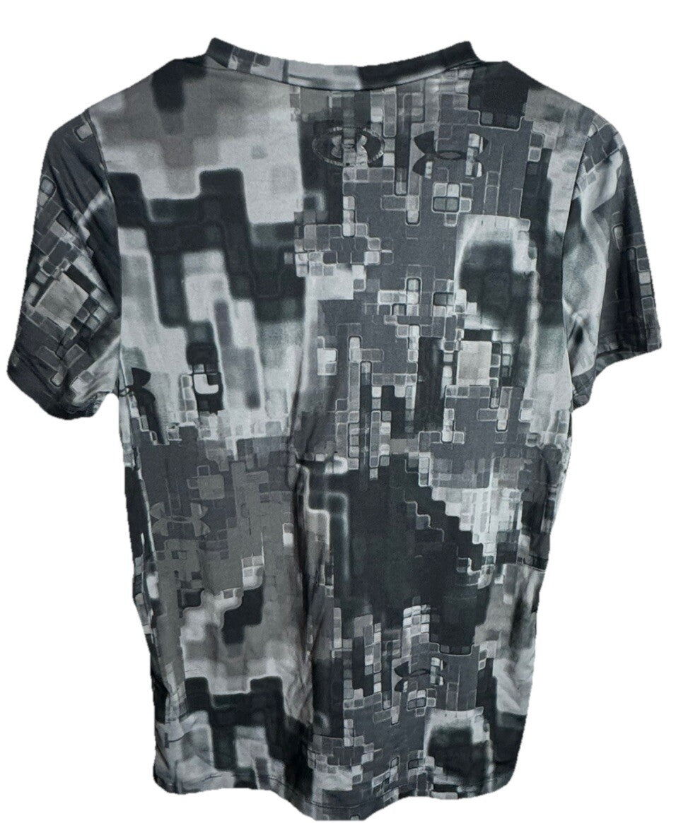 Under Armour HeatGear Loose Fit T-Shirt Youth Size YLG/JG/G/ Red UA Logo