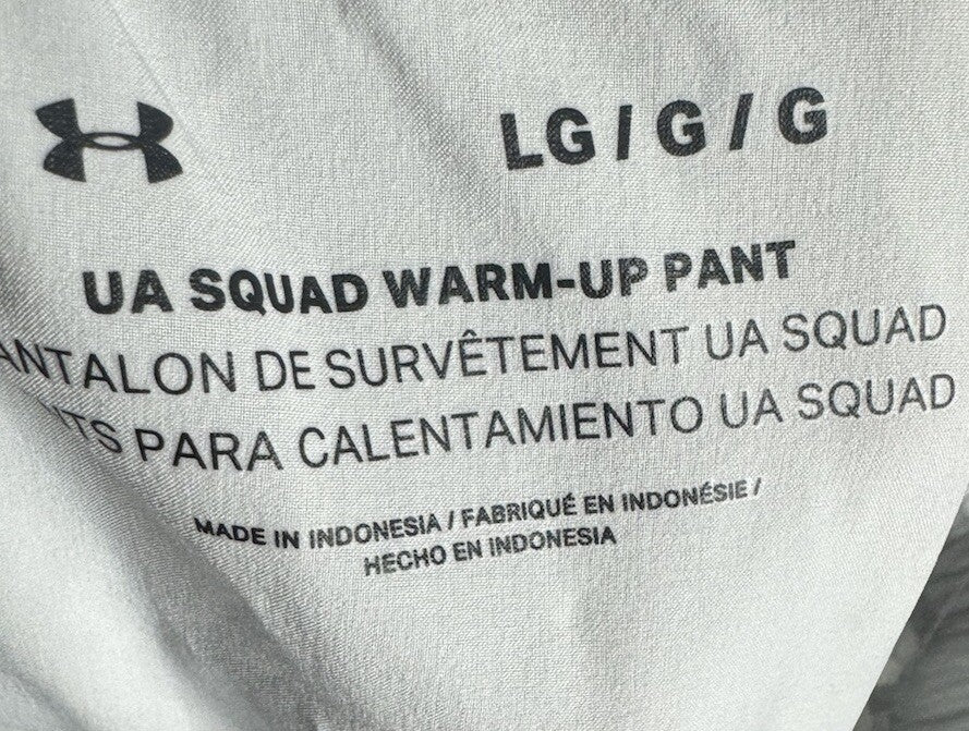 Under Armour Squad Warm Up Joggers Mens Large Pants Running Lightweight