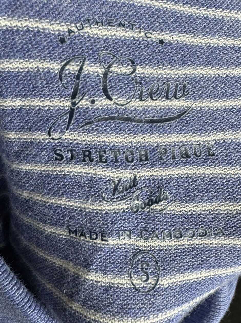 J. Crew Men's Polo Shirt 100% Cotton Short Sleeve Size Small