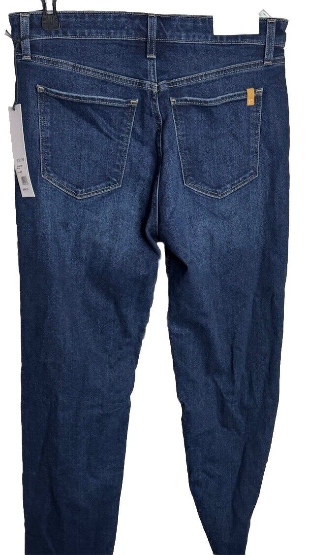 Joe's Jeans Women's 29 The Scout Mid Rise Slim Boyfriend Button Fly Distressed