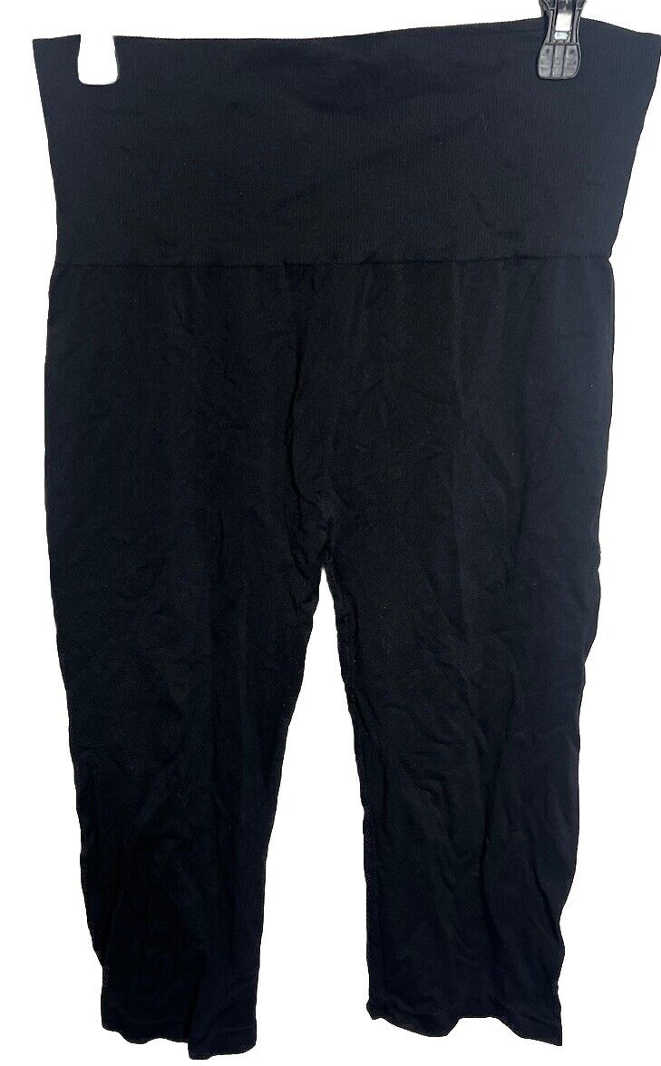 I.N.C Studio Woman Womens Pull On Capri Pants Plus Size 1X Black