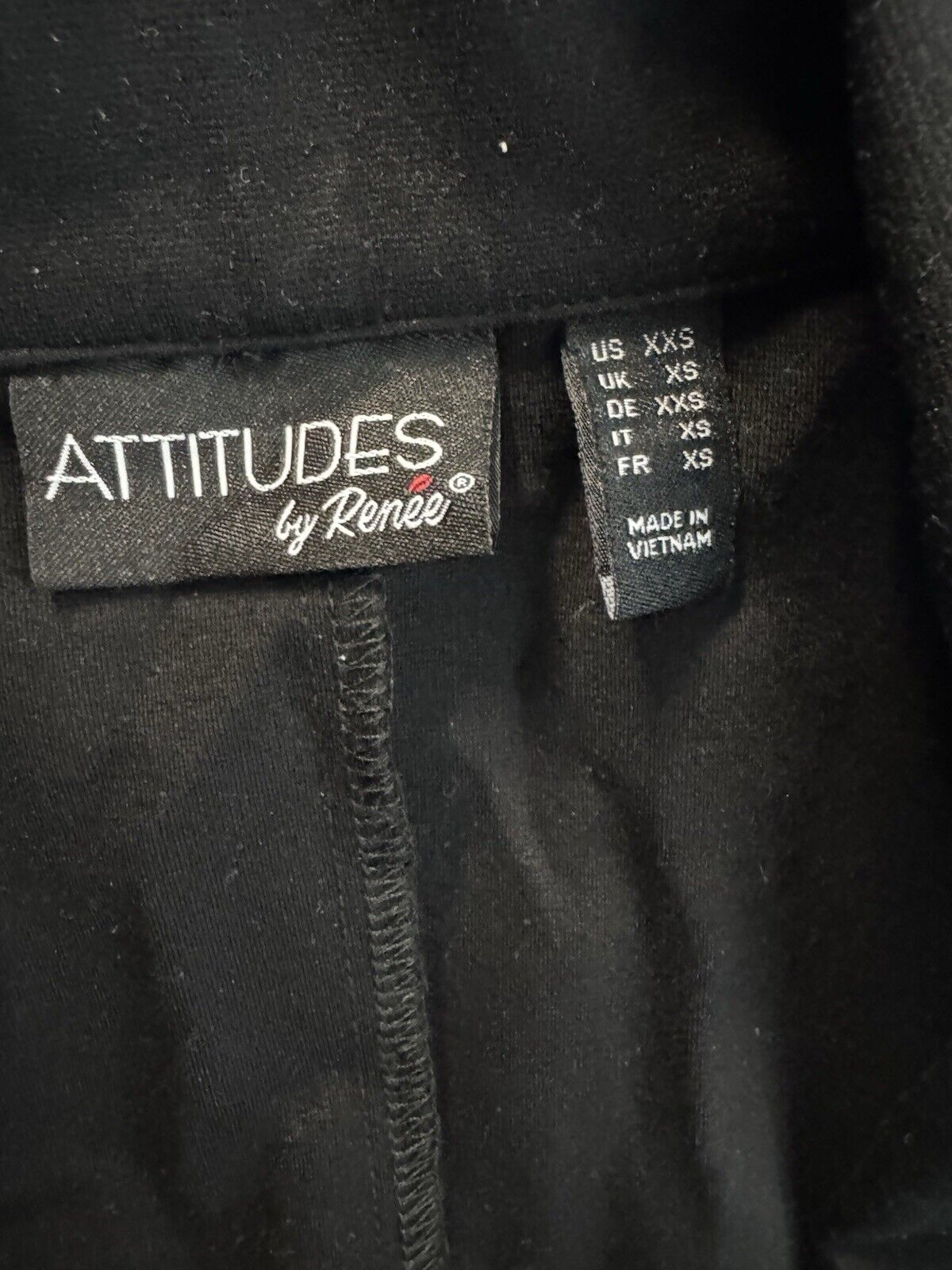 Attitudes by Renee Ponte Open-Front Girlfriend Blazer Women's Jacket Sz XS
