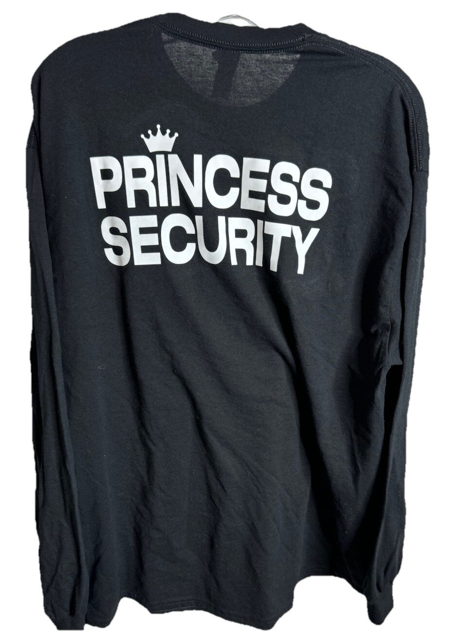 Princess Security Squad Birthday Unisex T-Shirt Long Sleeve Size XL