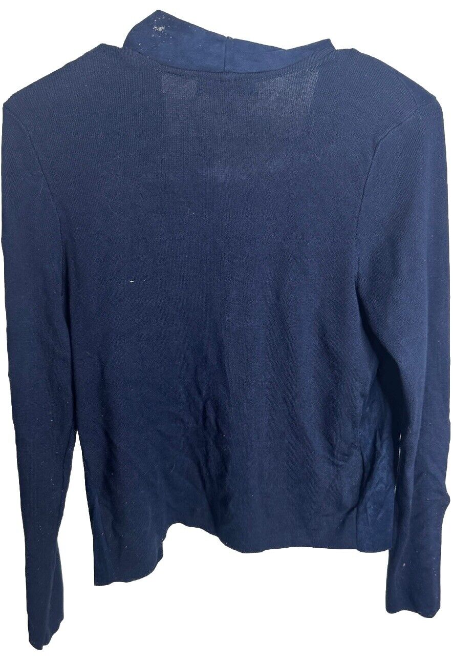 Roz & Ali Women's Open Front Cardigan Sweater Size S