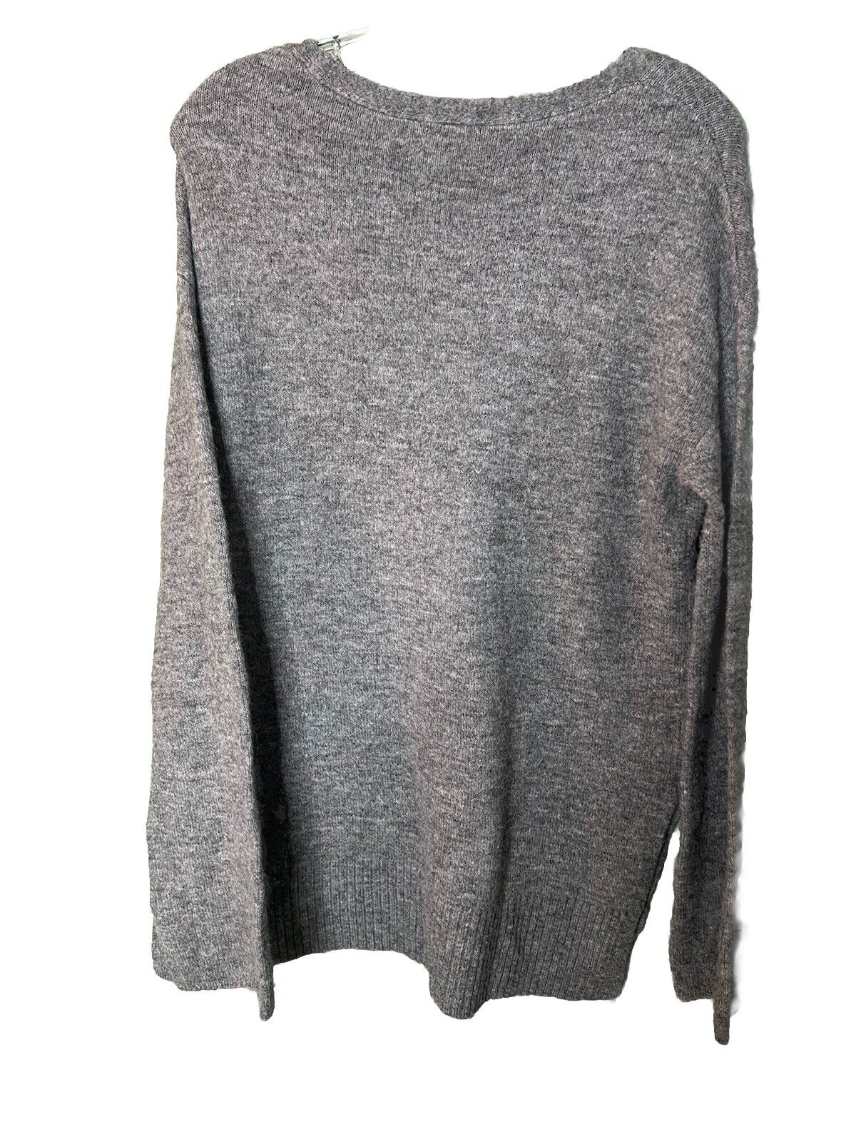 Express Sweater Women Small Knit Pullover V-Neck Long Sleeve Stretch Adult