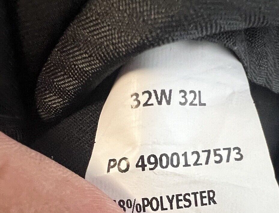 Kenneth Cole Reaction Men's 32x32 Slim Fit Dress Pants Stretch Black NEW