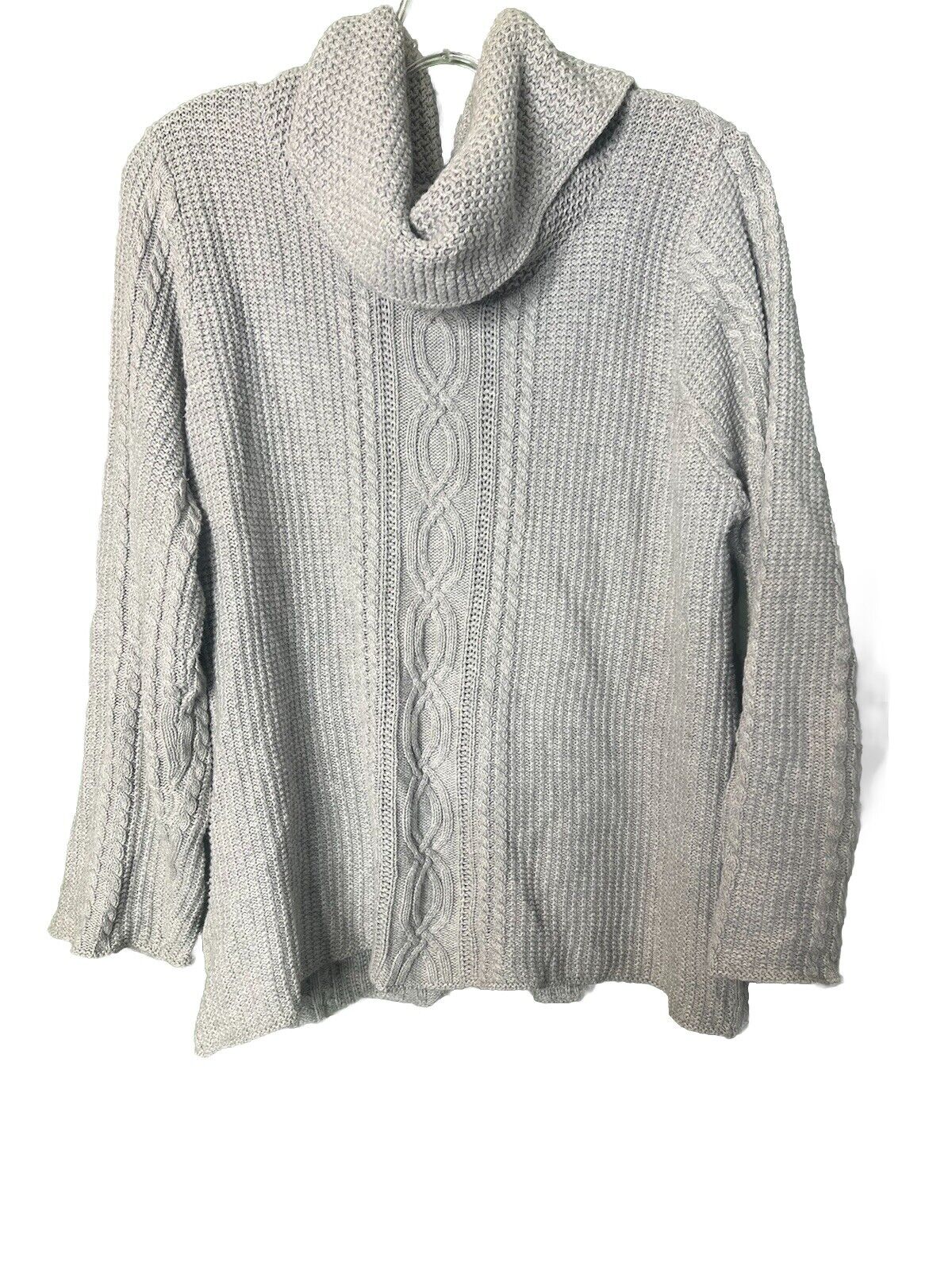 Jeanne Pierre Crochet Open Knit Sweater Top Women Size XL