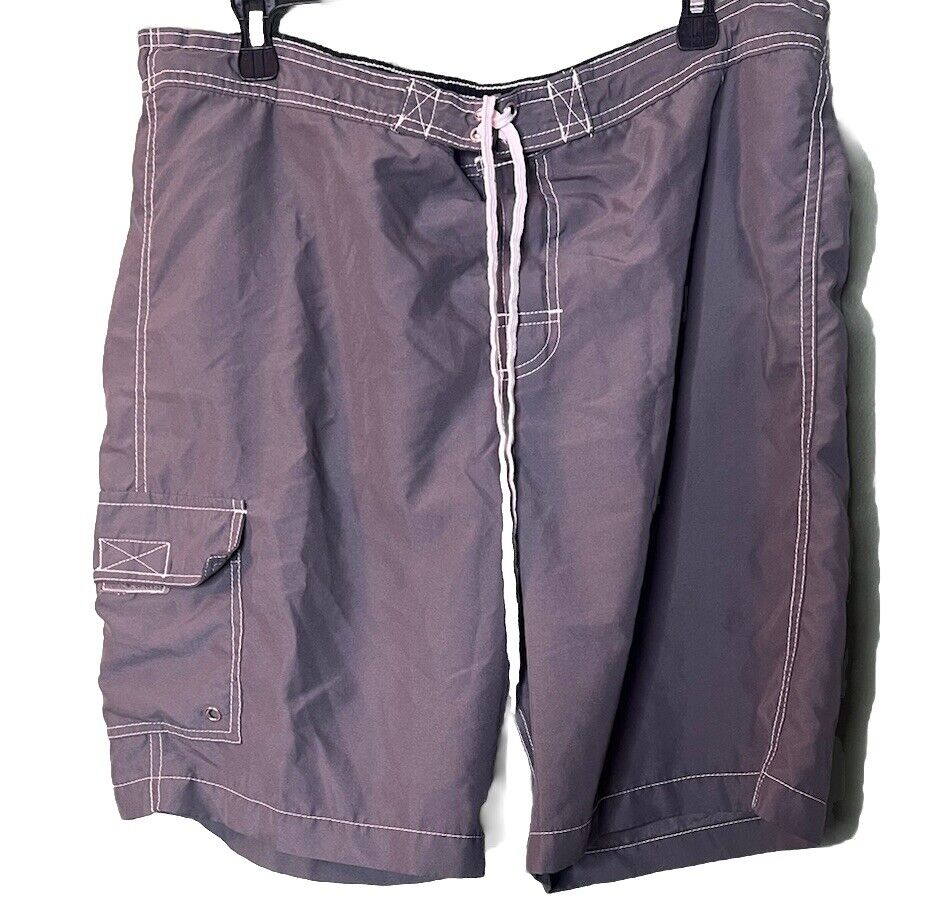 Merona Mens Size Large Board Swim Shorts Trunks