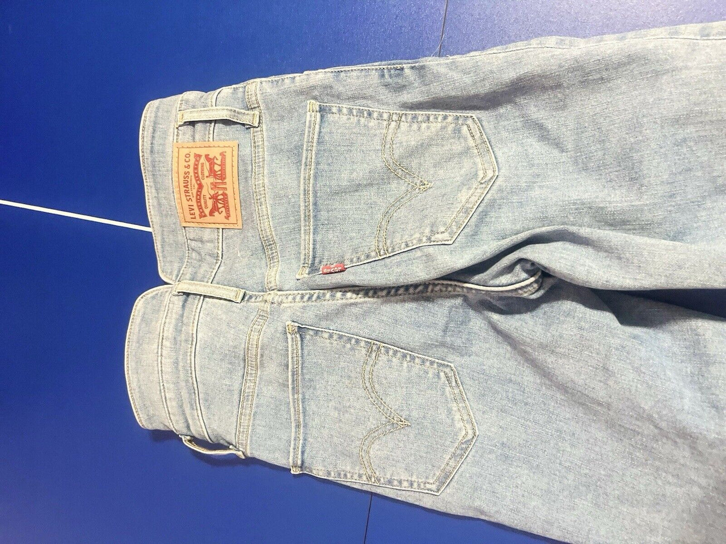 Levi's Jeans Women's 24x26 Mile High-Rise Super Skinny Ankle Pants-Measured