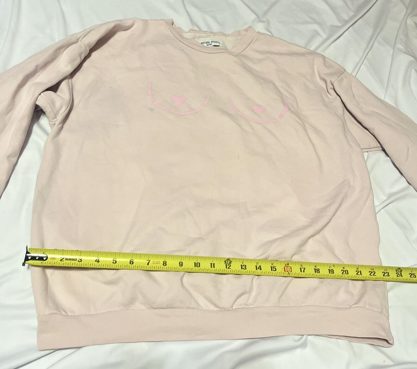 Barstool Sports Sweatshirt, Pink, You’re The Tits, High Quality Pullover, Rare
