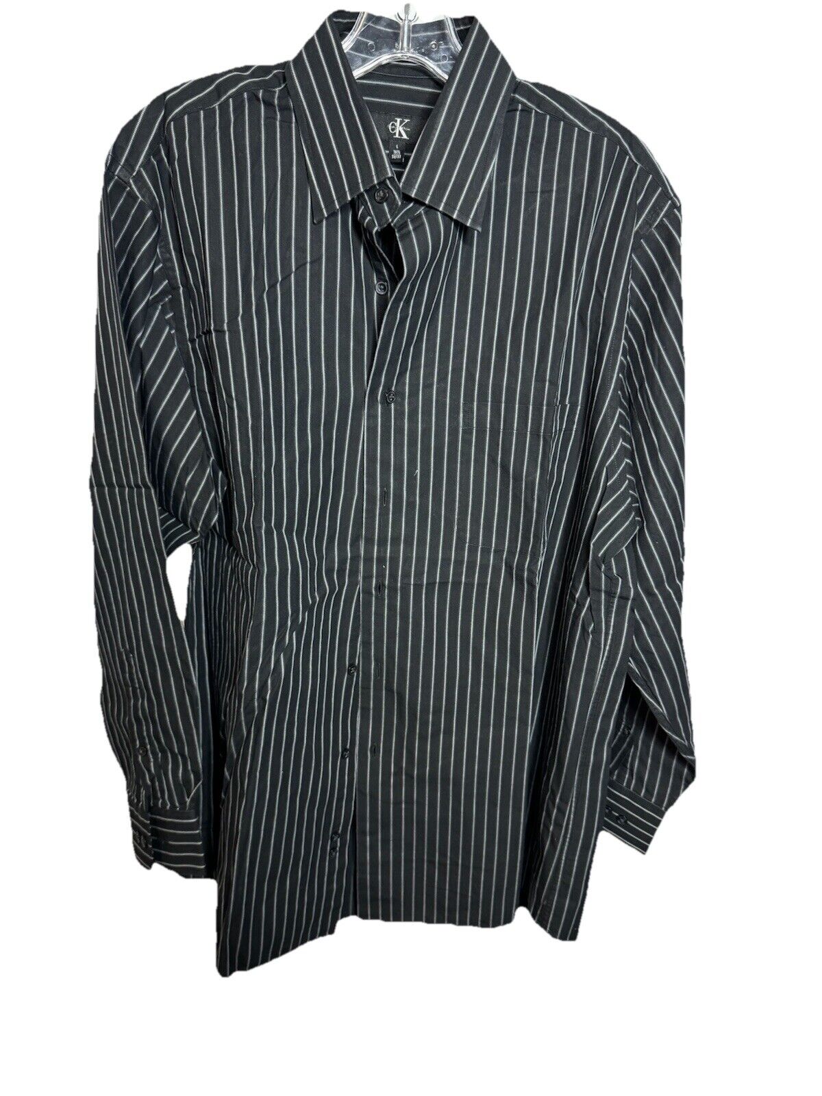 Calvin Klein Mens Slim Fit Button-Down Shirt, Size 16½32/33 L