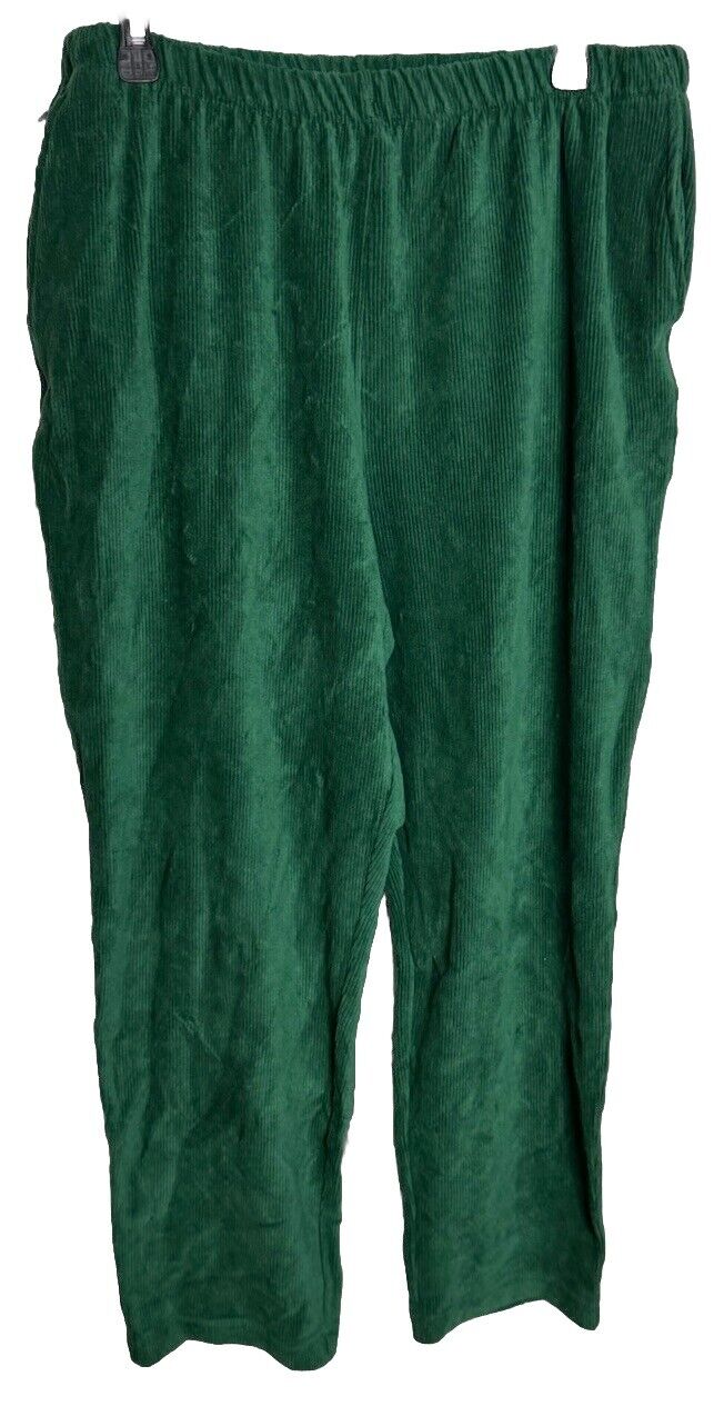 Lands' End Women's Active 5 Pocket Pants Elastic Waist Yoga L 14-16