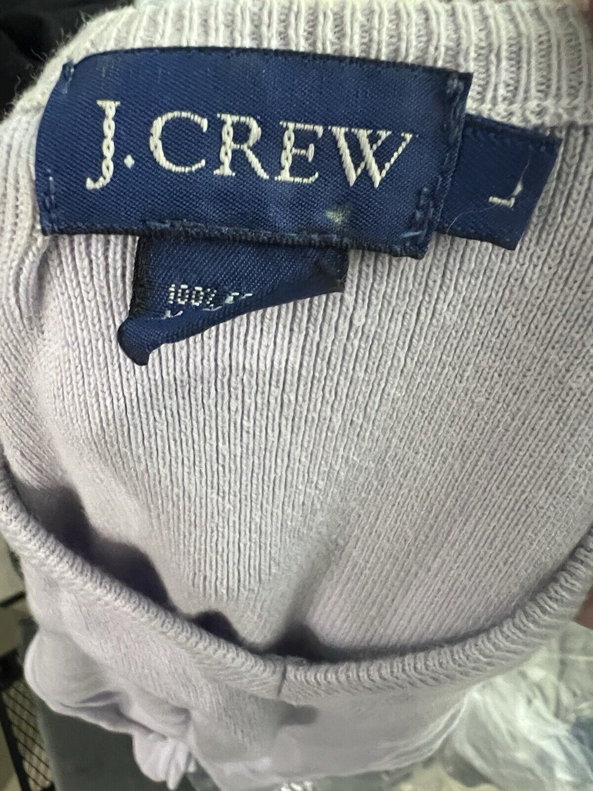 J Crew Sweater Womens Pullover V neck Jumper Casual Ladies Large