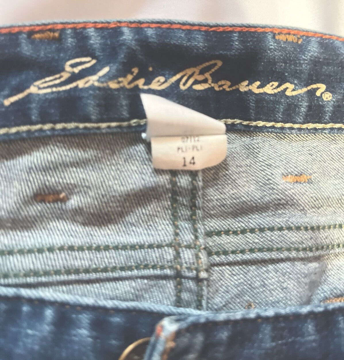 Eddie Bower Jeans Women’s Size 14,Truly Straight Fit,Great Condition,Denim,rare