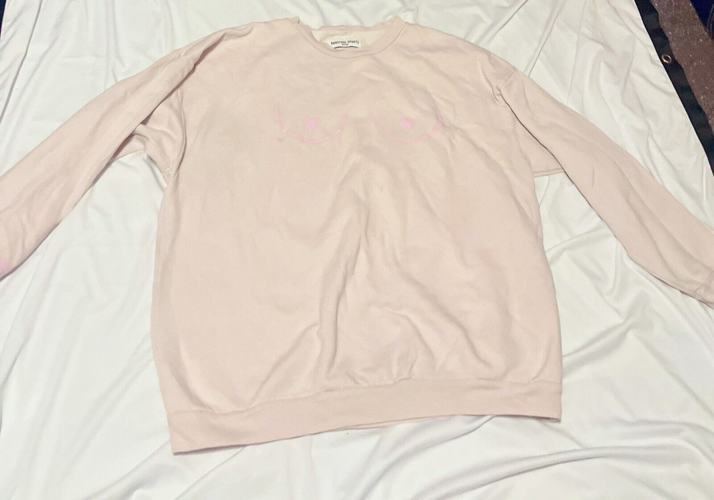 Barstool Sports Sweatshirt, Pink, You’re The Tits, High Quality Pullover, Rare