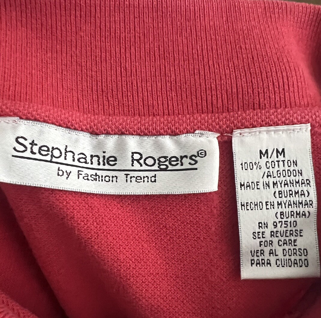 STEPHANIE ROGERS By Fashion Trend Size Medium Polo