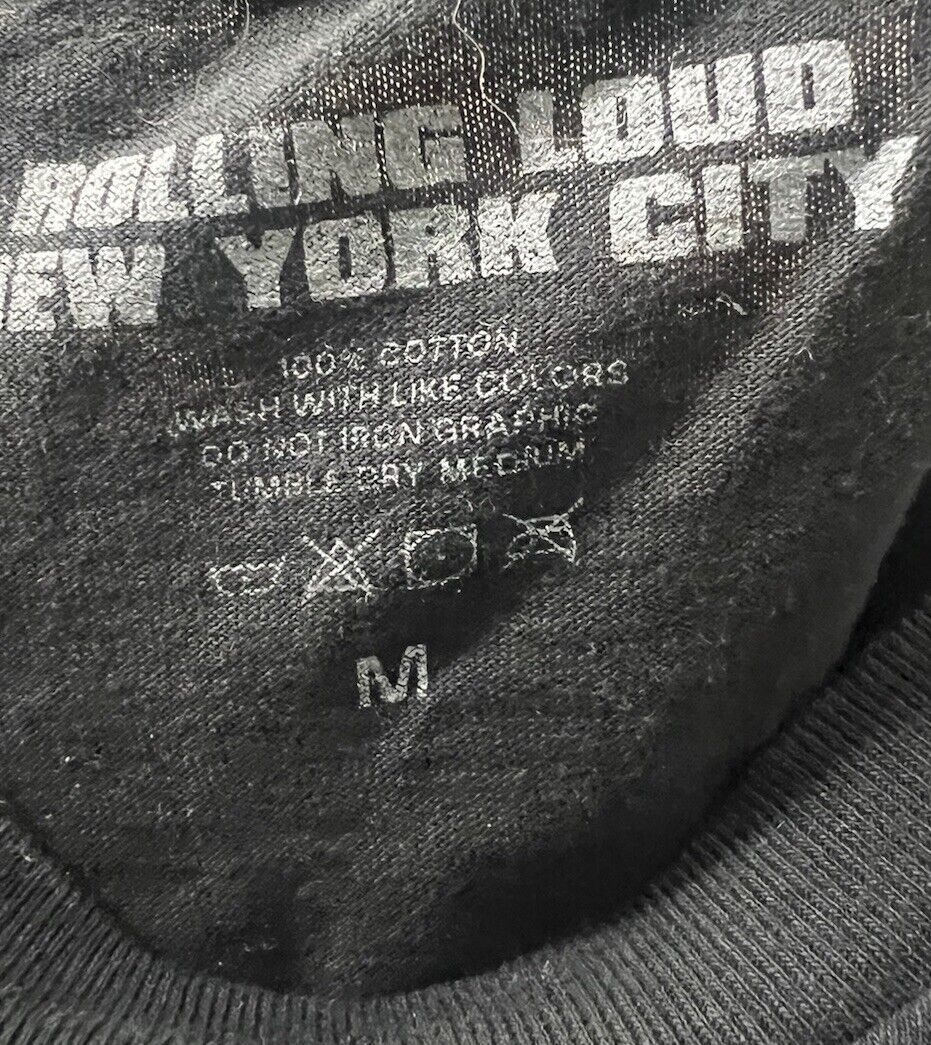 ROLLING LOUD NYC 2019 Queens Long Sleeve T-Shirt M Travis Scott Juice Wrld NYC