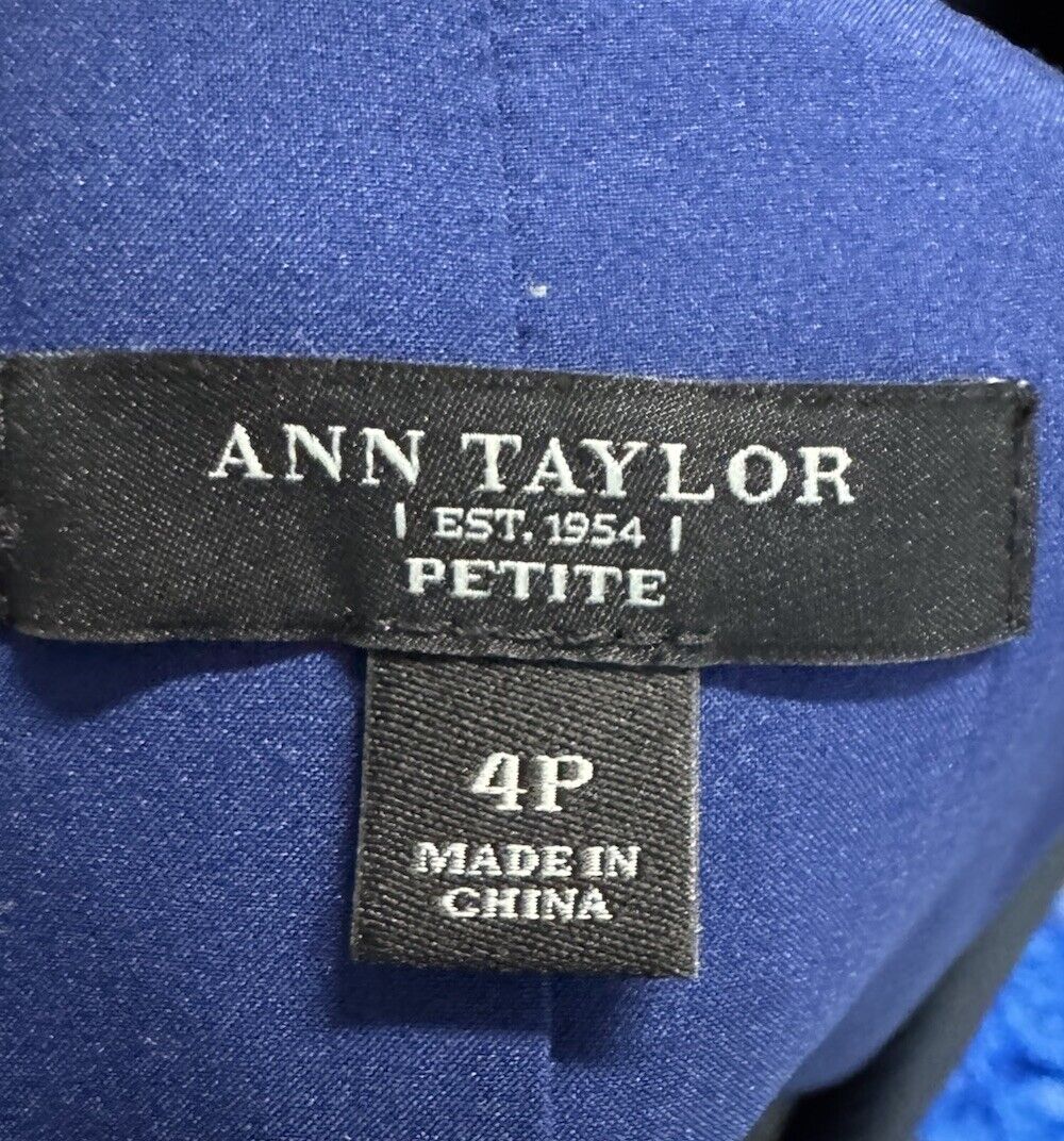 Ann Taylor Loft Women’s Blazer Front Buttons Size 4P