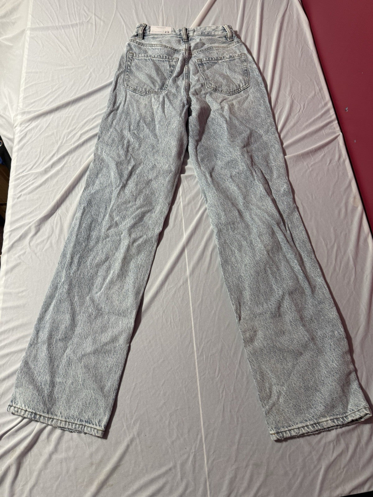 PACSUN 90’s BOYFRIEND JEANS SIZE 25 Blue Light Blue, Vintage Jeans OBO