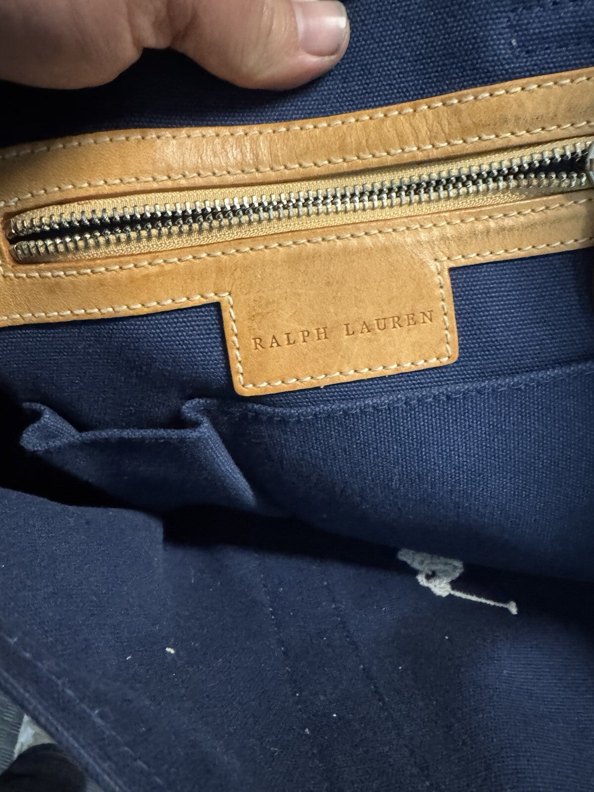 RARE Polo Ralph Lauren US Open Tennis Tote Canvas Big Pony Bag