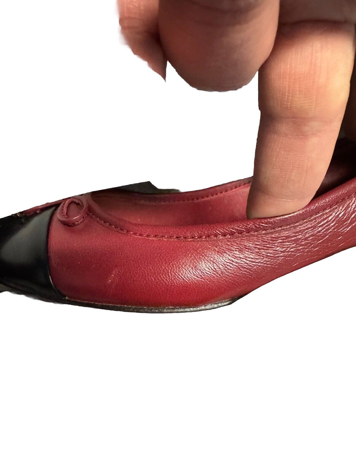 Coach Scarlet Monogram Slip-on Flats Size 8M Canvas / Leather