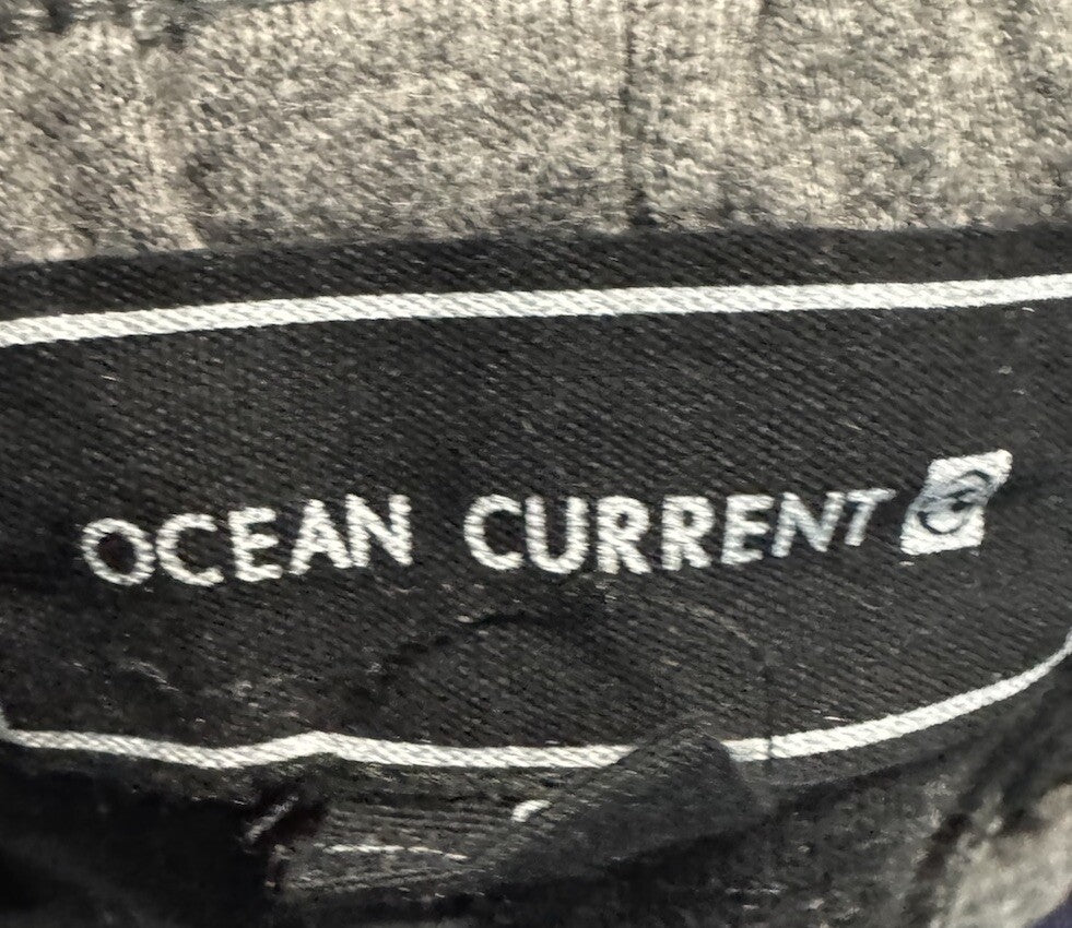 Ocean Current Men's Size S Gray Stretch Waist Canvas Pants
