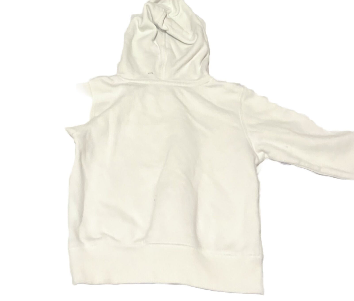 Champion, White Hoodie, Youth Size 5, Authentic Material, High Quality,Rare Find