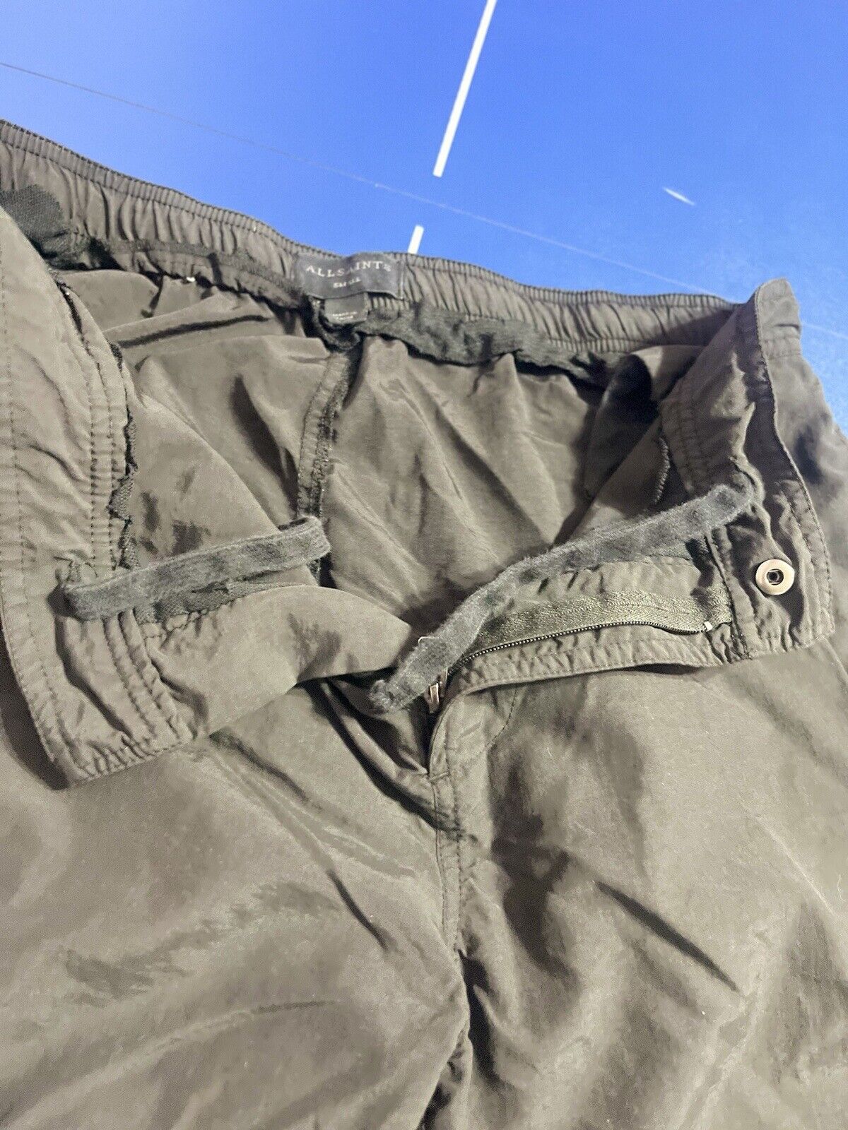 Allsaints Warden Swimshort Ramskull Swim Trunks Mens Periwinkle,S/30, Black,Rare
