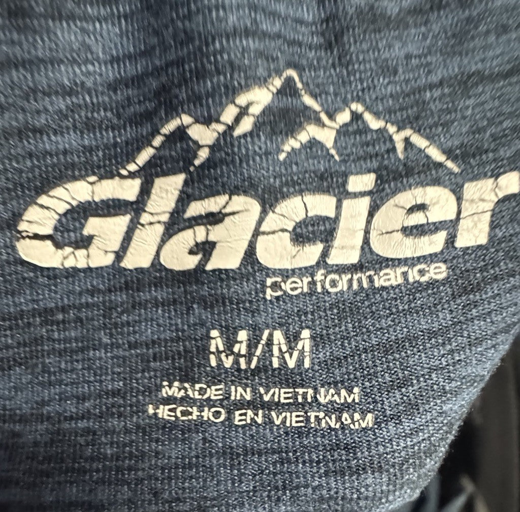 Glacier Performance Men’s Active Pants Comfort Waistband Zippered Pockets Medium