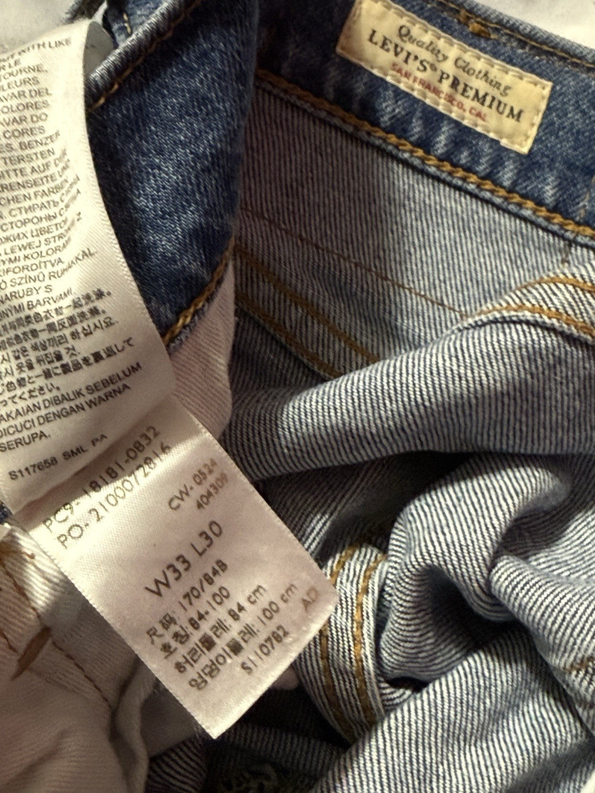 Levi’s Premium Men Jeans Size 33x30