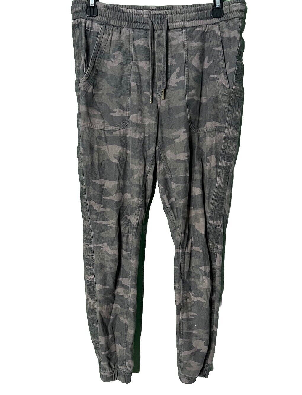 Athleta Women's Farallon Jogger Pants Size 4 Camo Drawstring Stretch Waist
