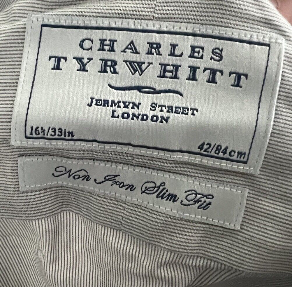 Charles Tyrwhitt Men's Button Shirt 16 1/2 33in